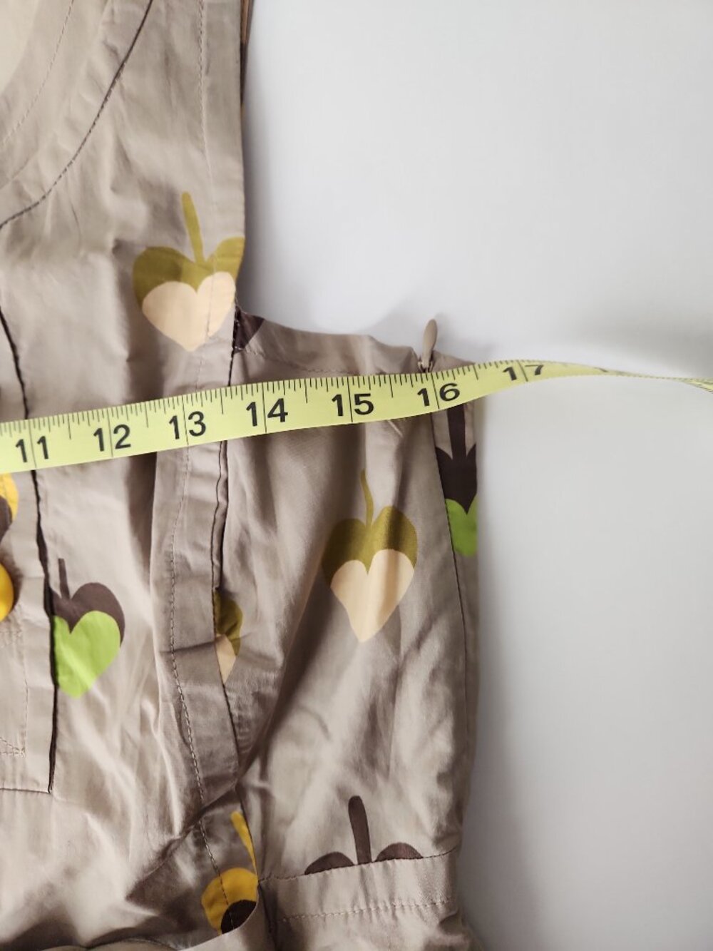 Marc Jacobs Heart Leaf Pinafore Retro Dress with pockets Y2K - Picture 8 of 11